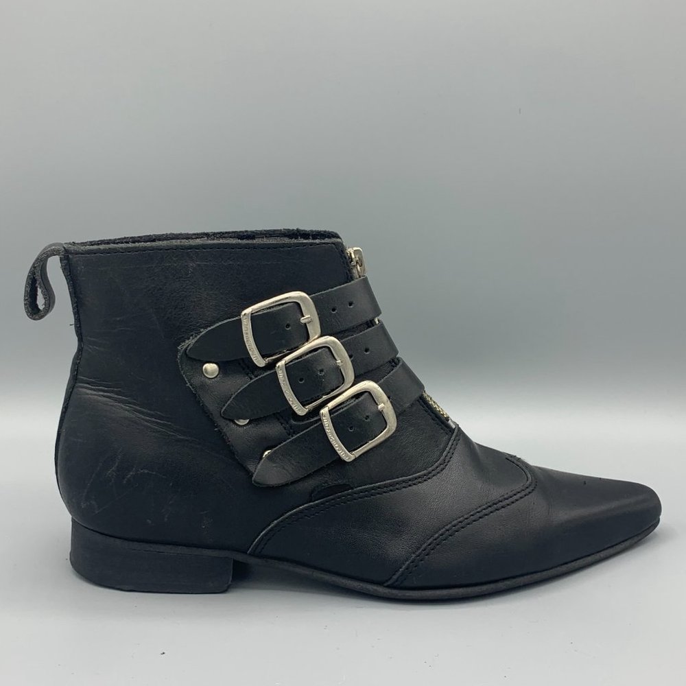 Underground Originals Winklepicker Black Ankle boots ( Size UK5)  - FL-SH-055